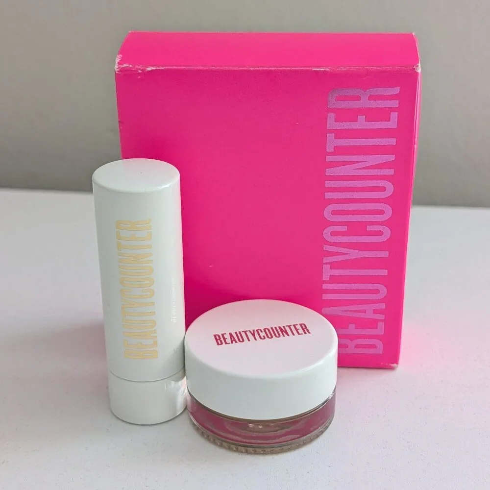 Beautycounter Polish & Protect Lip Duo New with Box